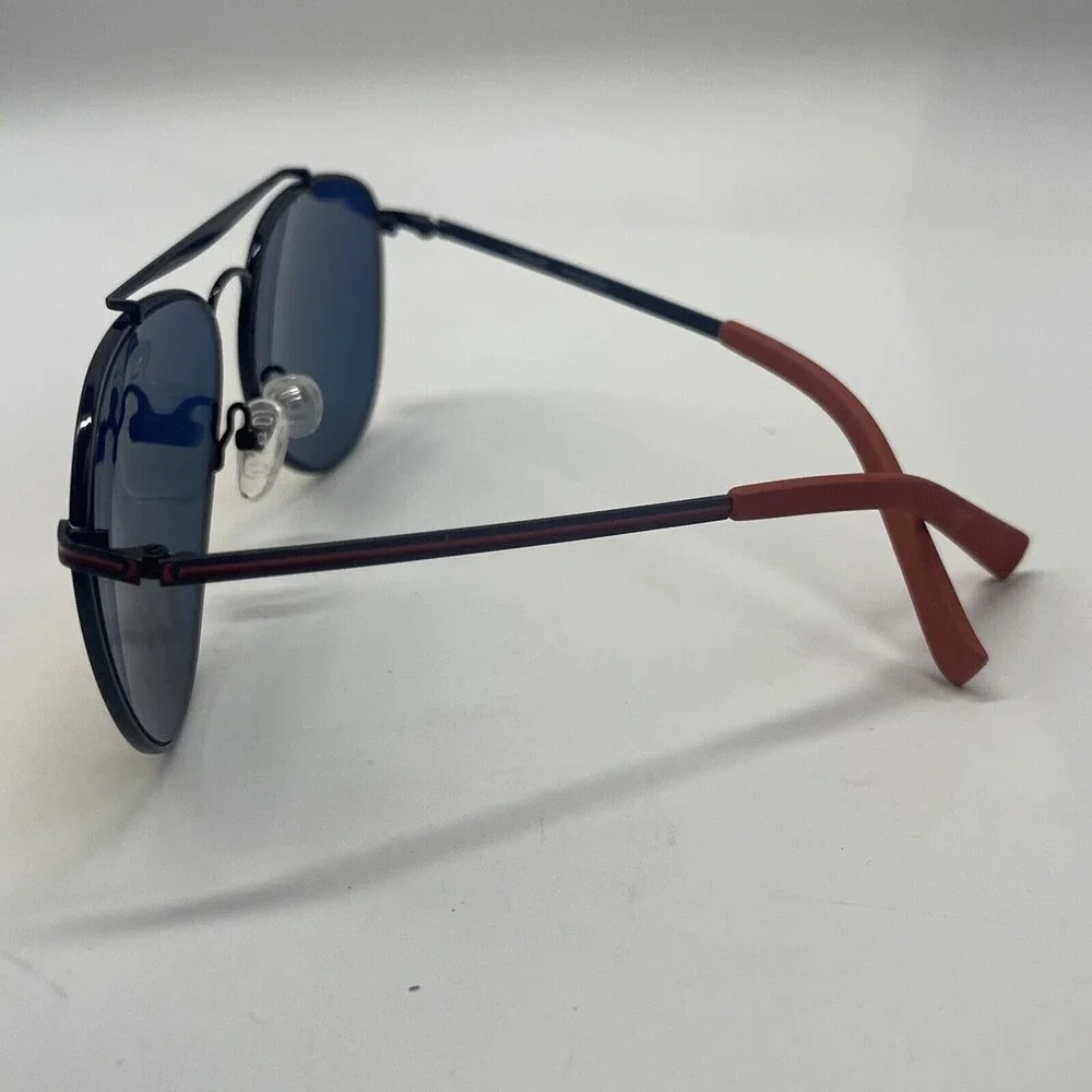 Hurley Aviator Shorebreak Polarized Sunglasses Black & Red/Orange Mirror Unisex